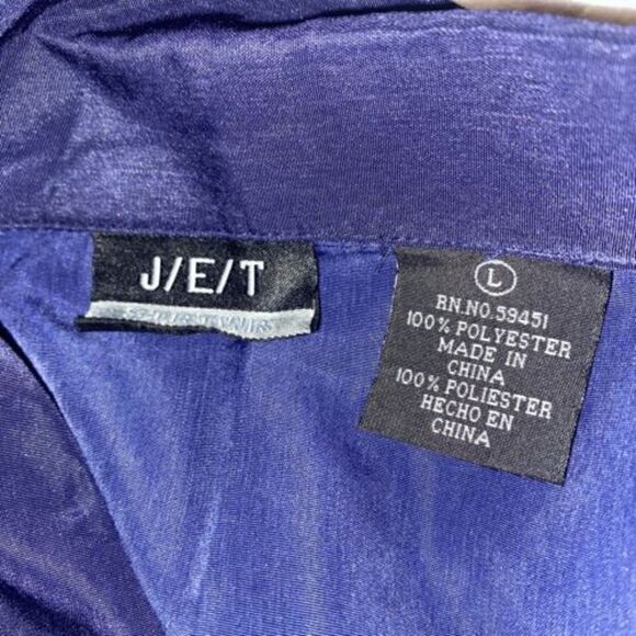 J/E/T STRTWR Texas Hold 'Em Casino Money Poker Size L Shirt S/S Button - Picture 2 of 12